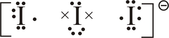 electron dot structure for i2