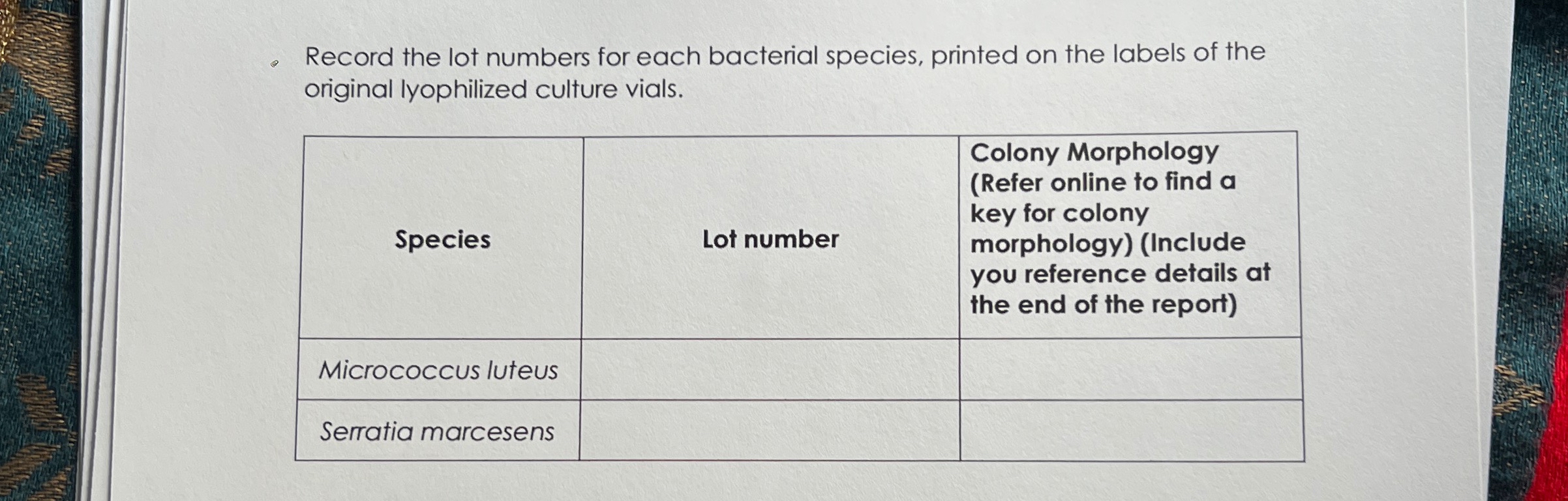 solved-record-the-lot-numbers-for-each-bacterial-species-chegg