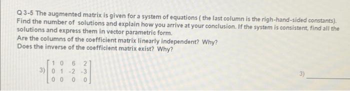 Solved Questions 1-2: Determine whether the system is | Chegg.com
