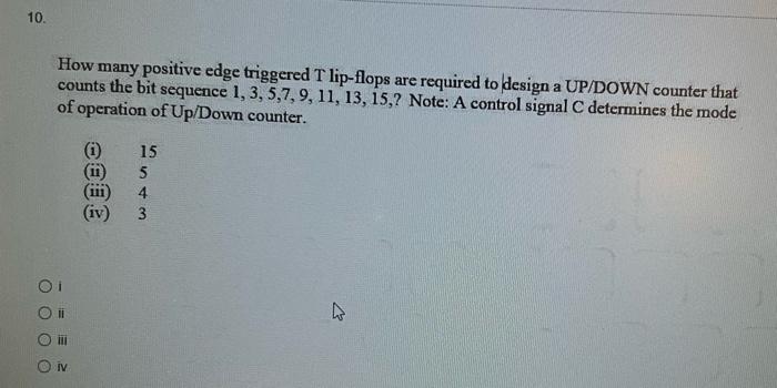 Solved How many positive edge triggered T lip-flops are | Chegg.com