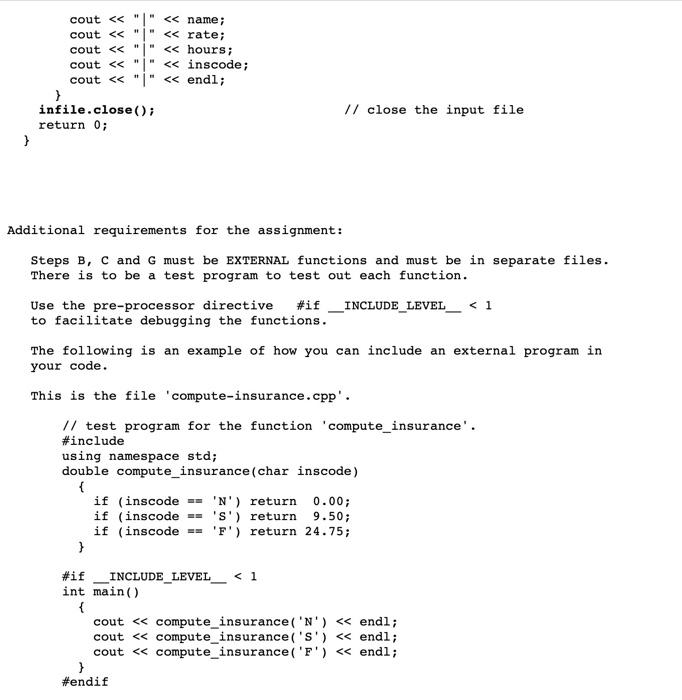 Solved Payroll Program Write a Payroll Program in C++ that | Chegg.com