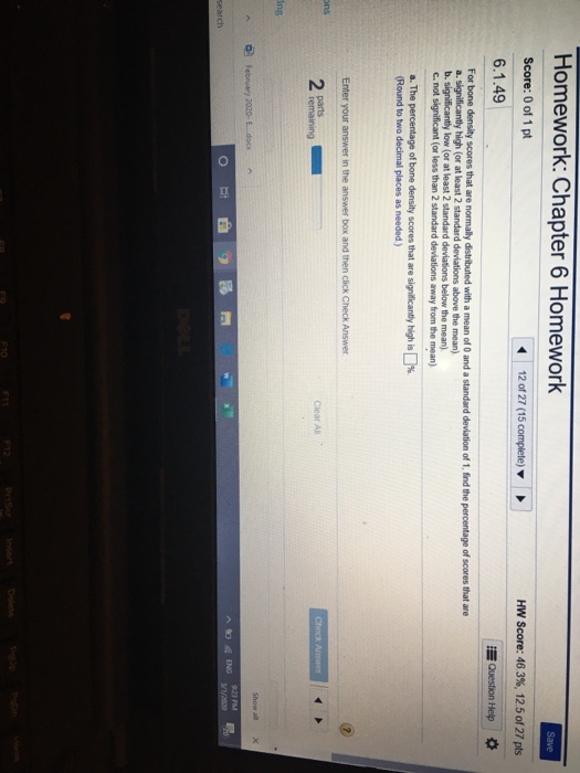 Solved Homework: Chapter 6 Homework Save Score: 0 of 1 pt 12 | Chegg.com