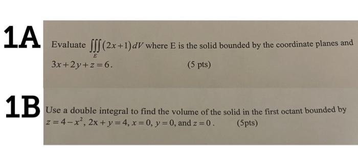 Solved Hello wonderful! Please answer both 1A and 1B | Chegg.com