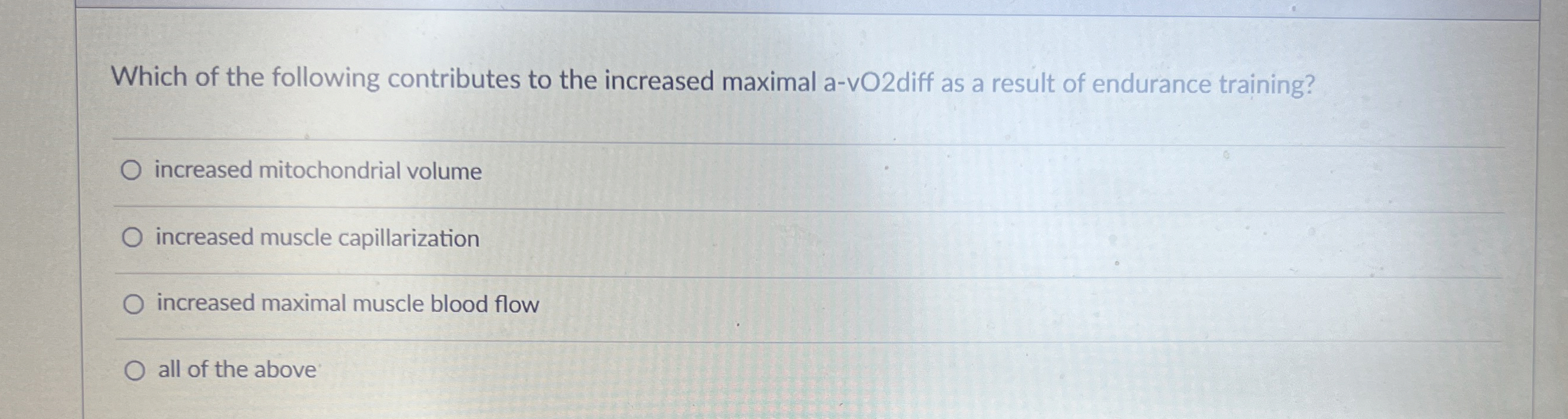 Solved Which of the following contributes to the increased | Chegg.com