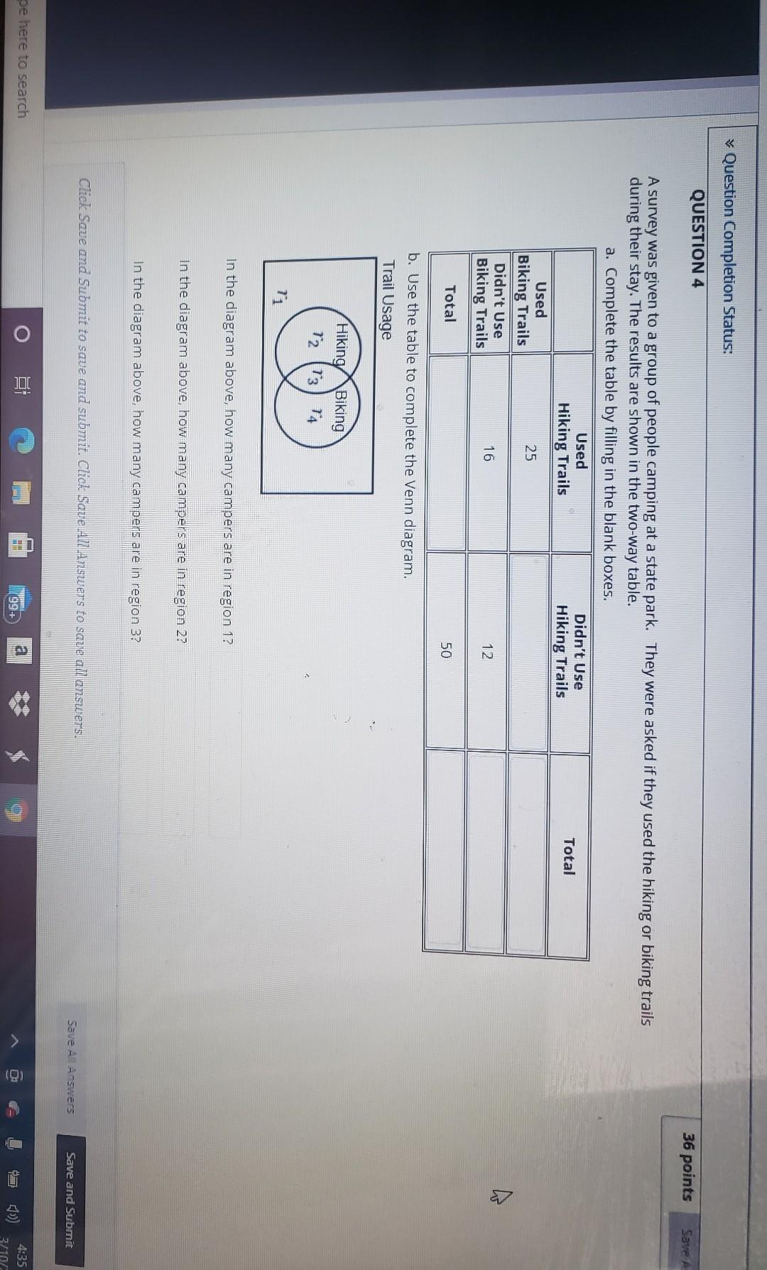 Solved Question Completion Status: QUESTION 4 36 points Save | Chegg.com