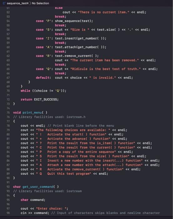 Solved Please answer this question in C++ and make sure you | Chegg.com