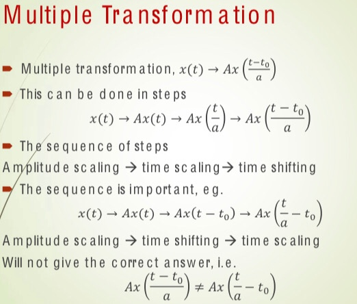 Solved Multiple Transform A Tion Multiple Transformation Chegg Com