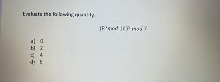 Solved Suppose a = 2 (mod 9) and b = 7 (mod 9) where a and b | Chegg.com
