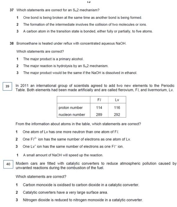 solved-37-which-statements-are-correct-for-an-sn2-mechanism-chegg