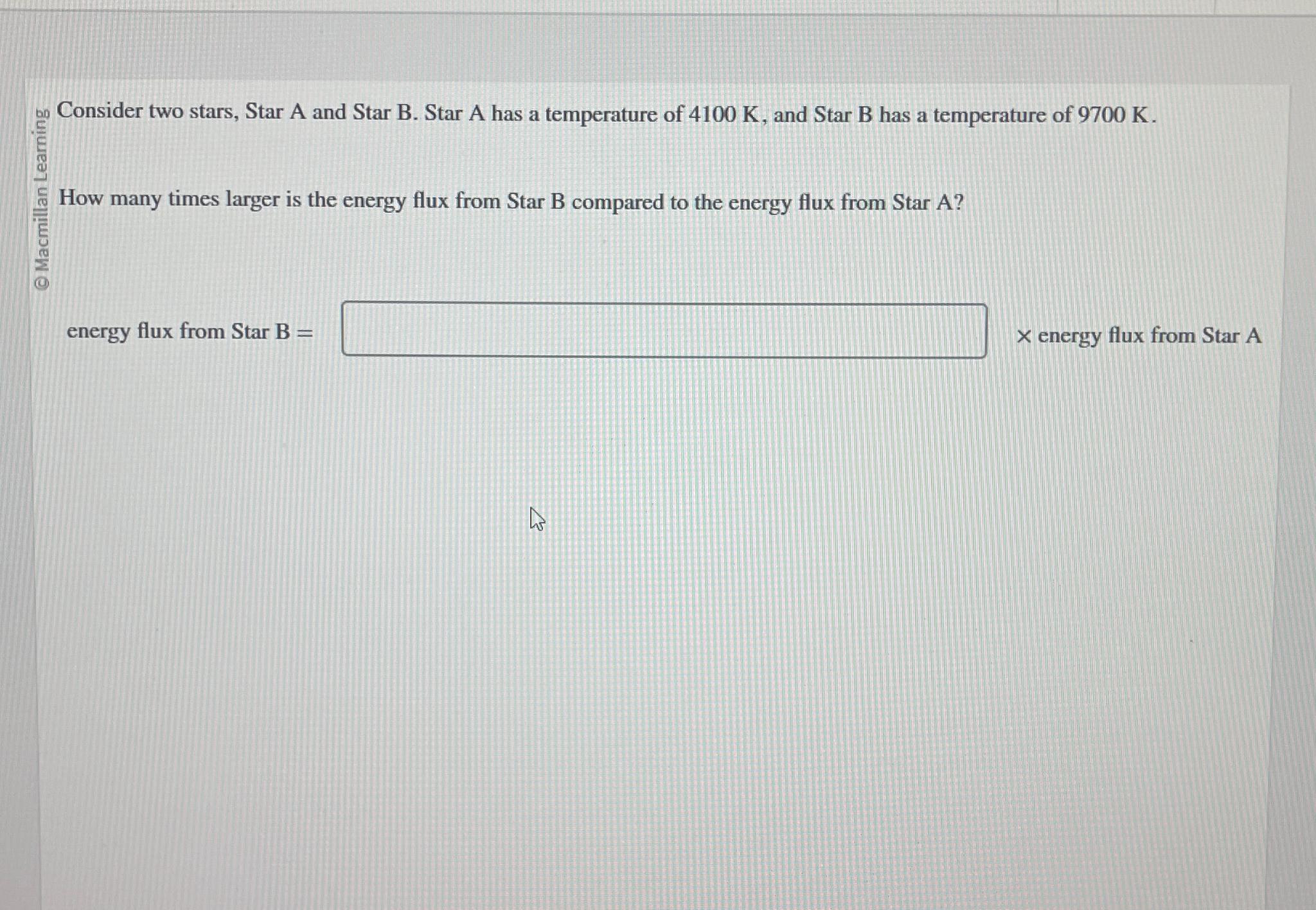 Solved Consider Two Stars, Star A And Star B. ﻿Star A Has A | Chegg.com