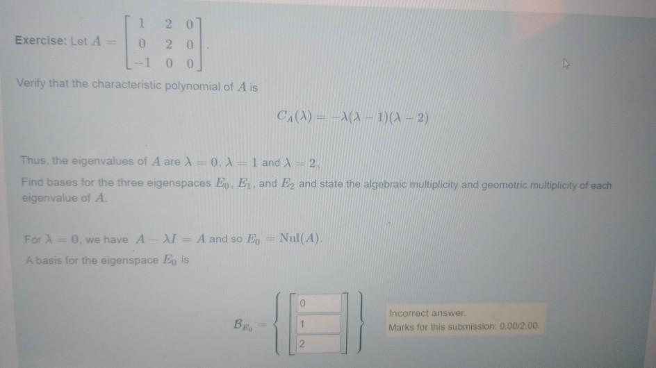Solved Theorem: The eigenvalues of a triangular n x n matrix | Chegg.com