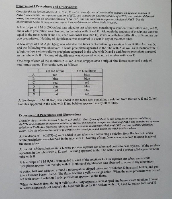 Yesterday I Posted Questions About Experiment Bott... | Chegg.com