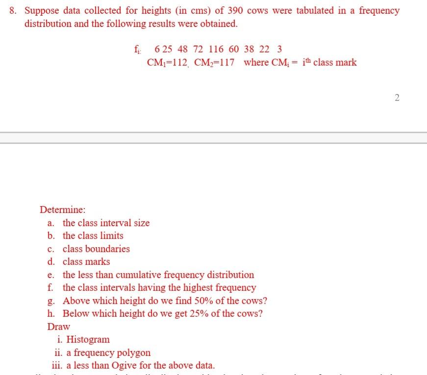 solved-8-suppose-data-collected-for-heights-in-cms-of-390-chegg