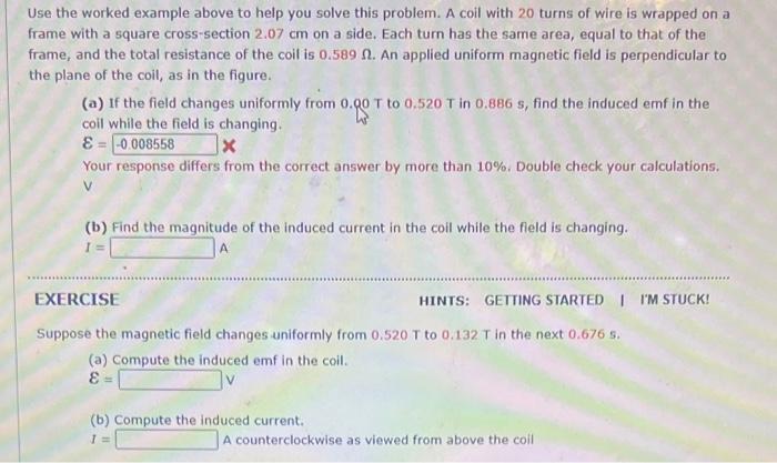 Solved Use the worked example above to help you solve this | Chegg.com