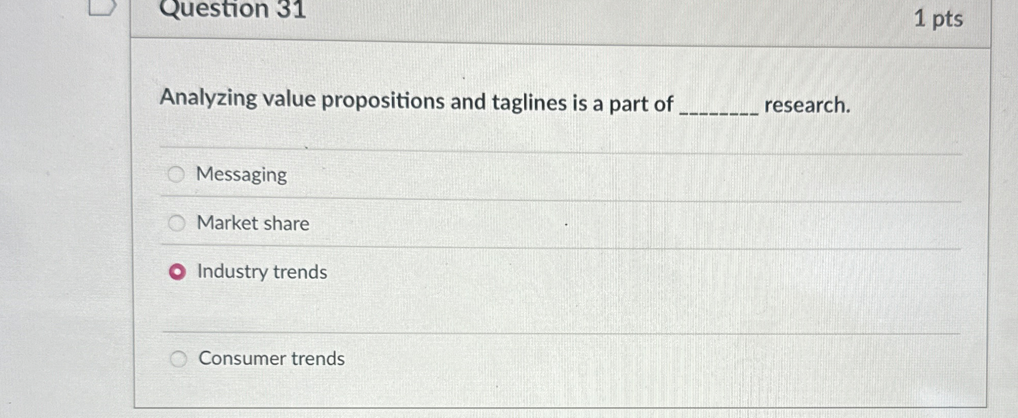 Solved Question 31Analyzing value propositions and taglines | Chegg.com