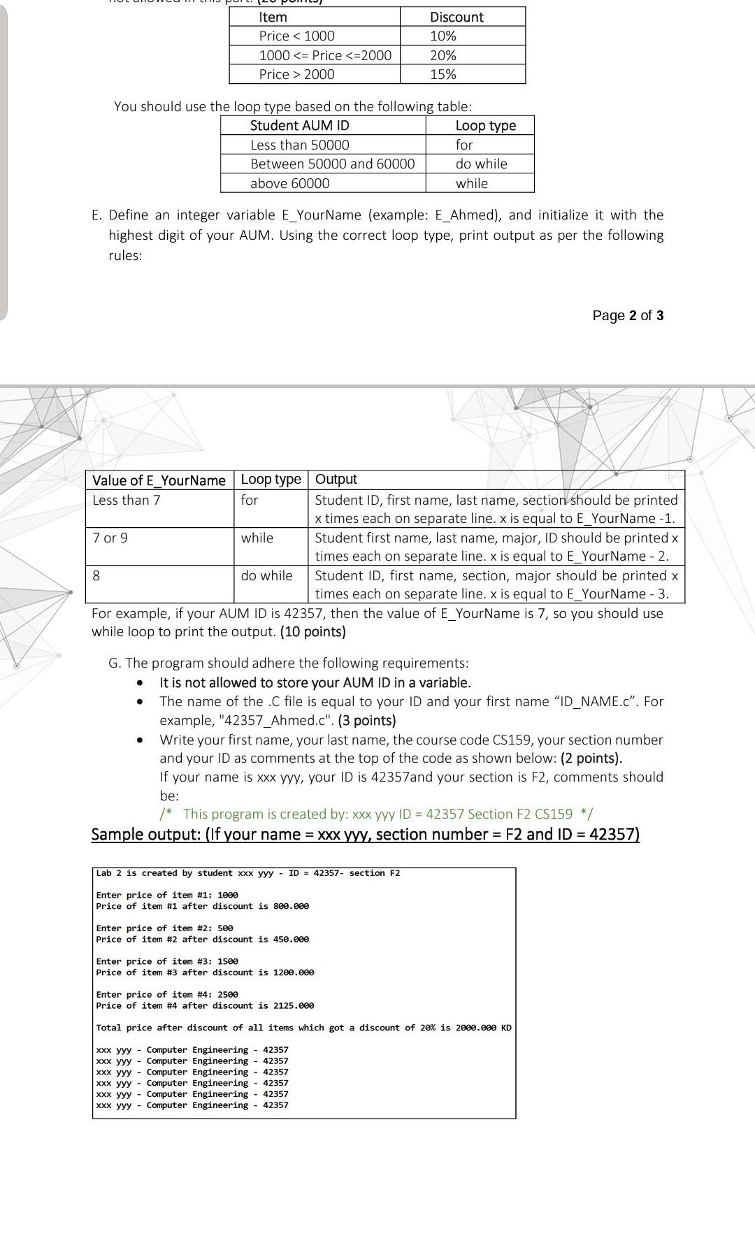 Solved Problem Write a C program that implements the | Chegg.com