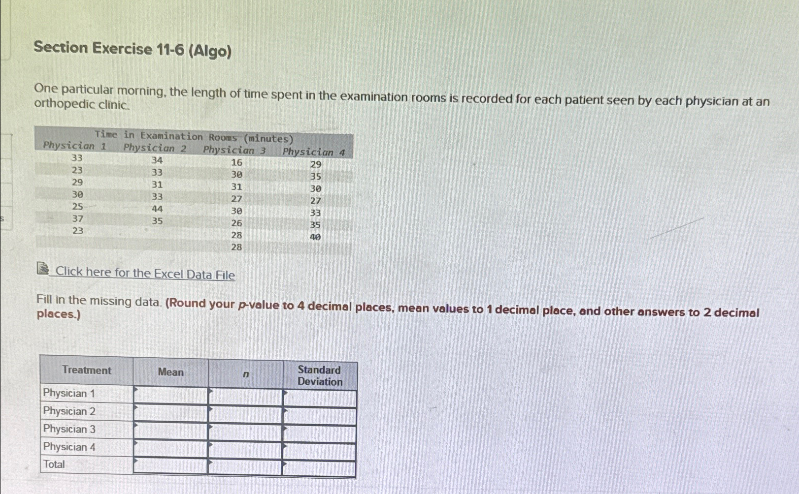 Solved Section Exercise 11-6 (Algo)One particular morning, | Chegg.com