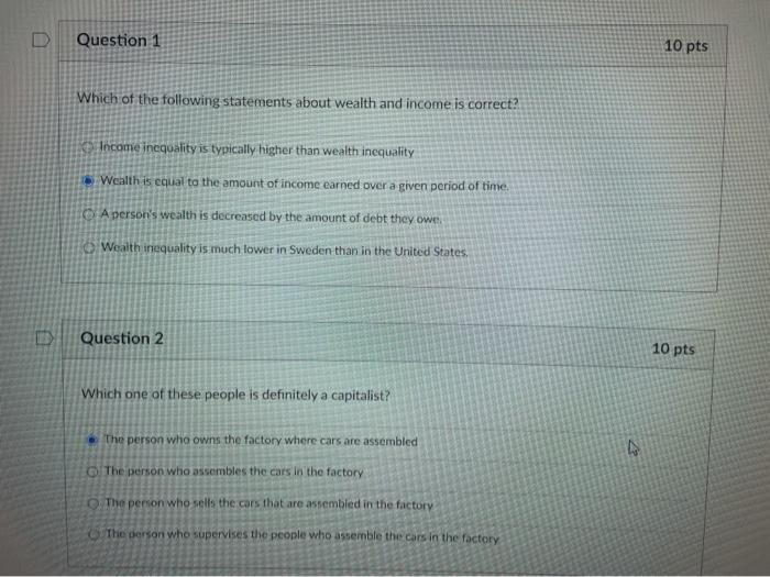 Solved Question 1 10 pts Which of the following statements | Chegg.com
