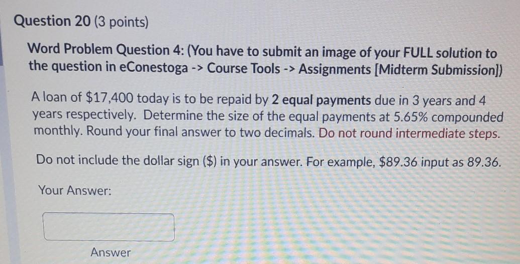 Solved Question 13 (1 point) A loan of $12,000 was repaid | Chegg.com