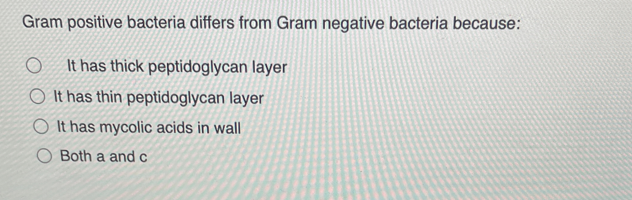 Solved Gram positive bacteria differs from Gram negative | Chegg.com