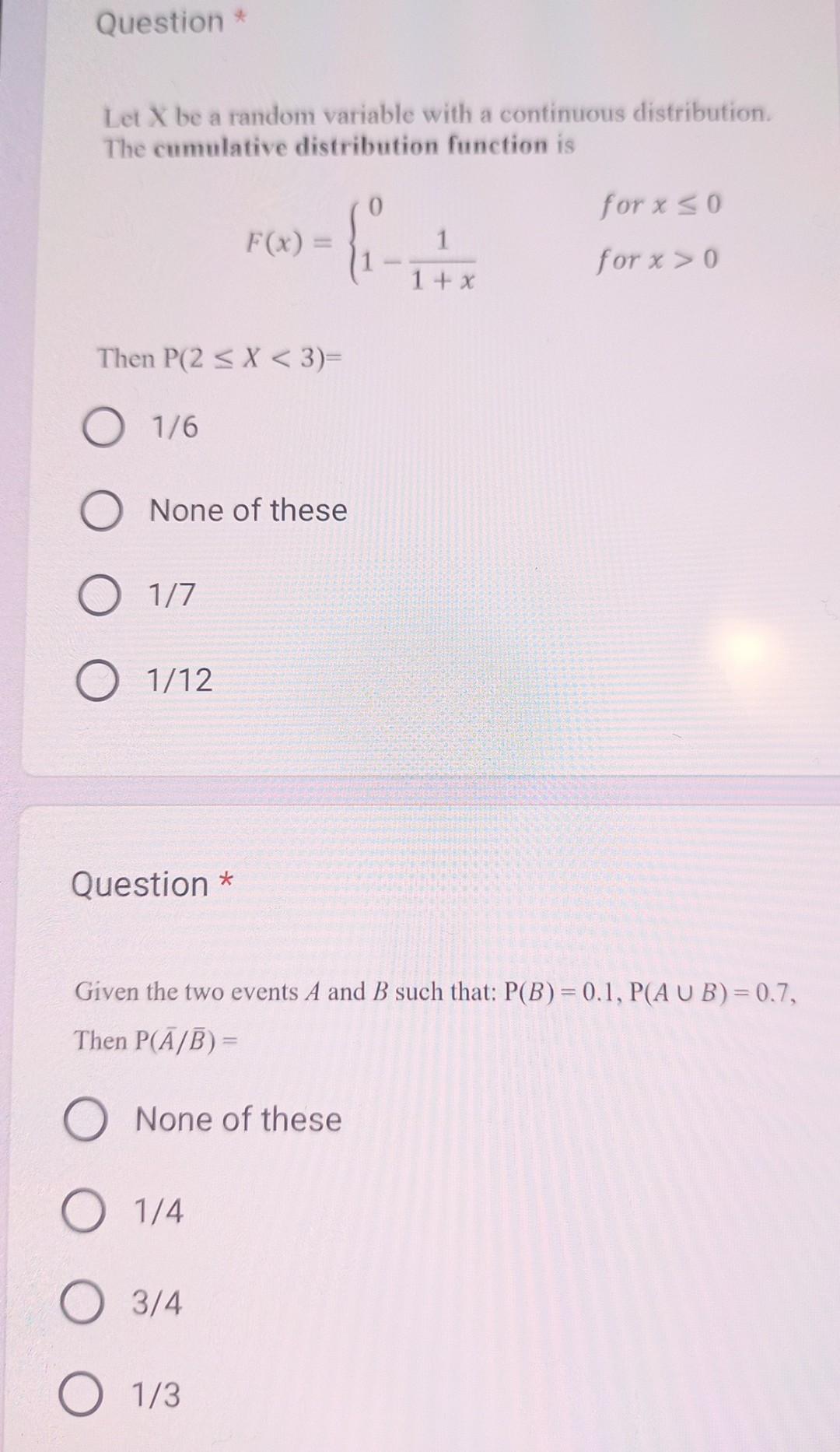 Solved Let X be a random variable with a continuous | Chegg.com
