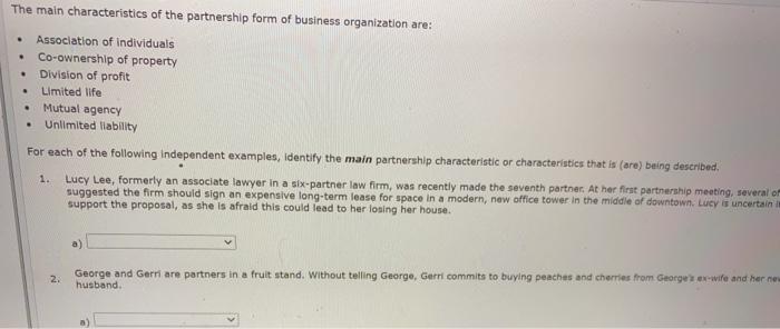 solved-the-main-characteristics-of-the-partnership-form-chegg