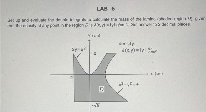 Solved Set up and evaluate the double integrals to calculate | Chegg.com