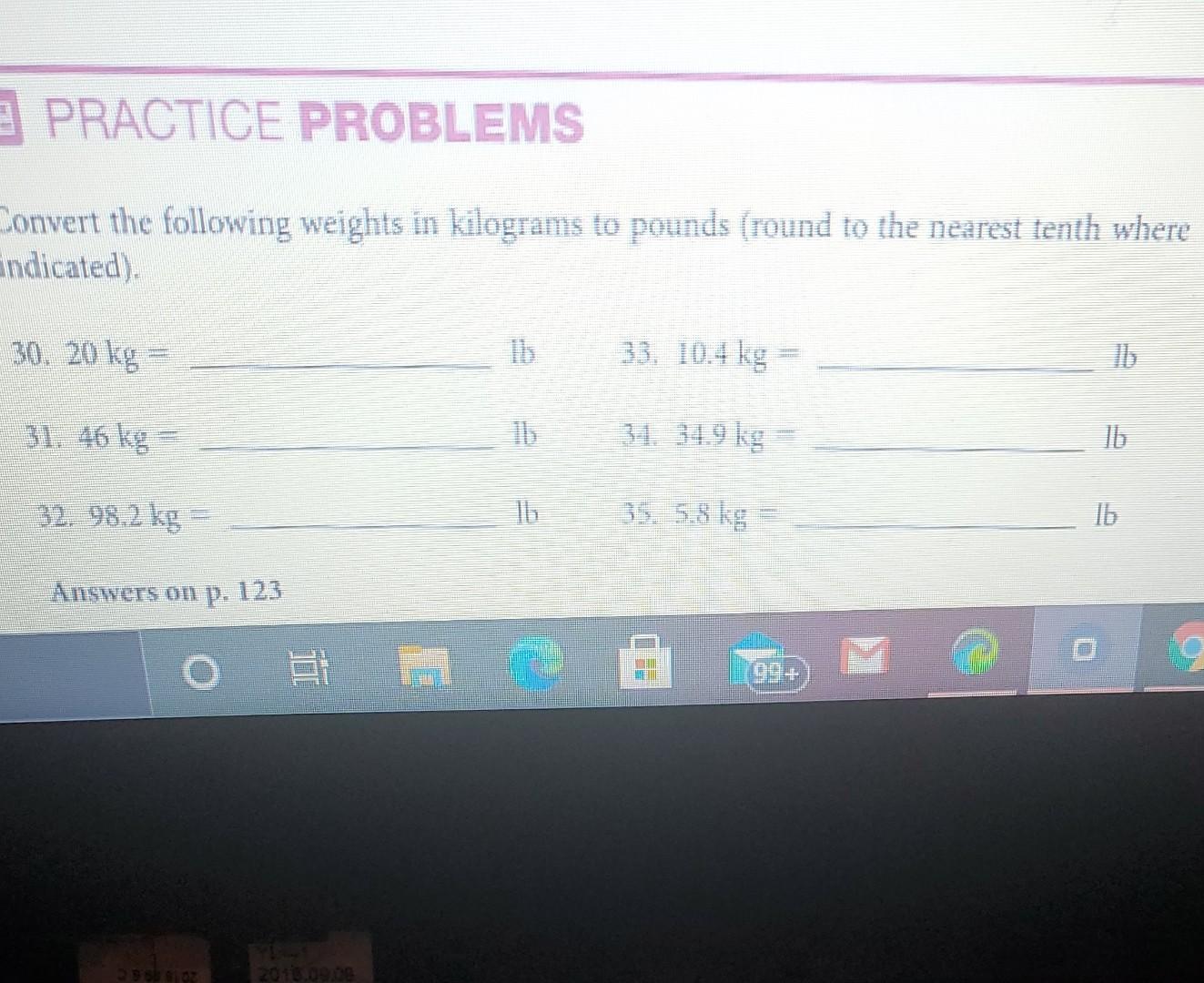 46 pounds in kg sale