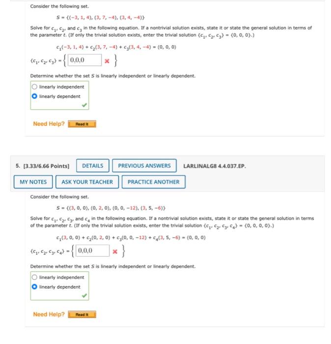 Solved Consider the following set. | Chegg.com