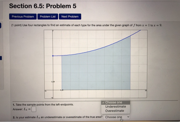 Solved Section 6.5: Problem 5 Previous Problem Problem List | Chegg.com