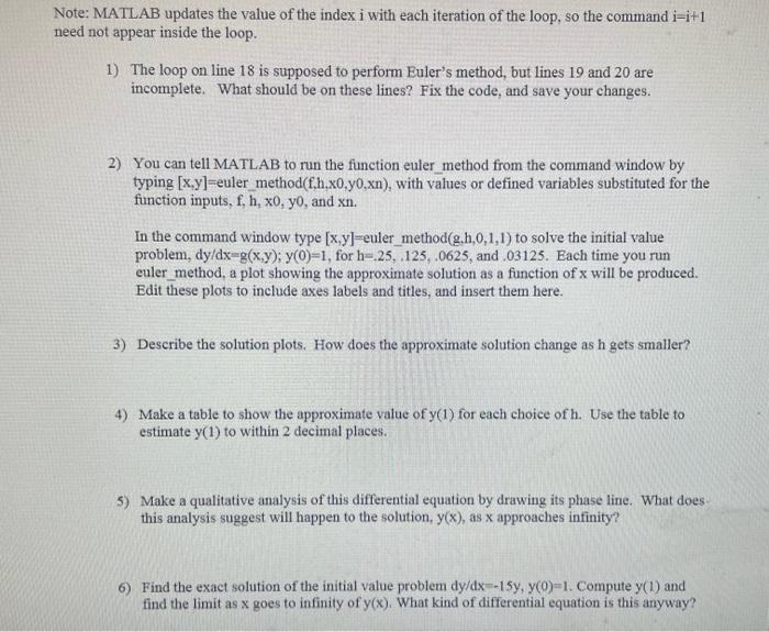 Solved can someone do this in matlab for me. im just not | Chegg.com