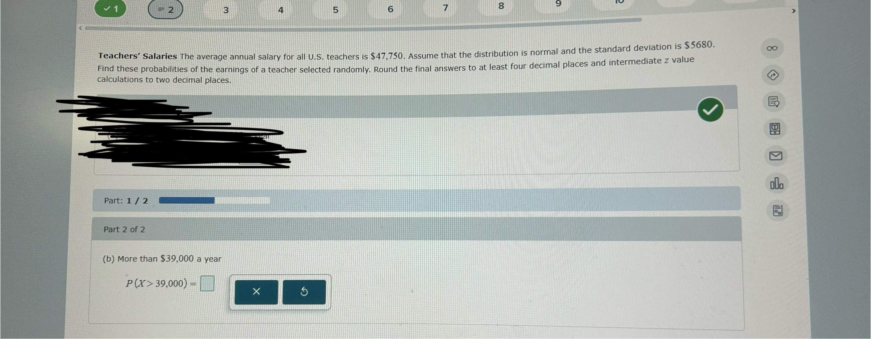 Solved Please Help me do step by step, for part 2. ﻿please | Chegg.com
