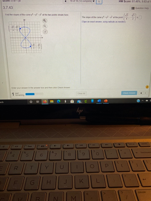 Solved Score: 0 or 1 pt 16 of 16 (12 complete) HW Score: | Chegg.com