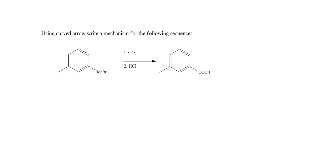 Solved Using curved arrow write a mechanism for the | Chegg.com