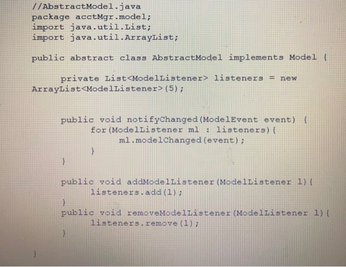 java code help i listed below the instuctions and the | Chegg.com