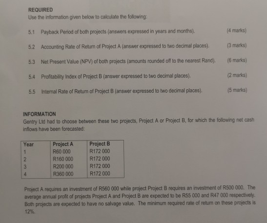 Solved REQUIRED Use the information given below to calculate | Chegg.com