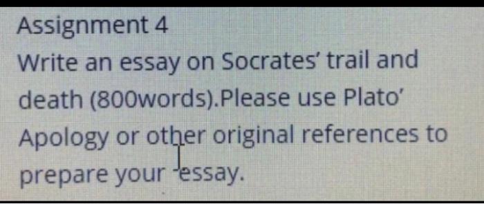 socrates apology essay