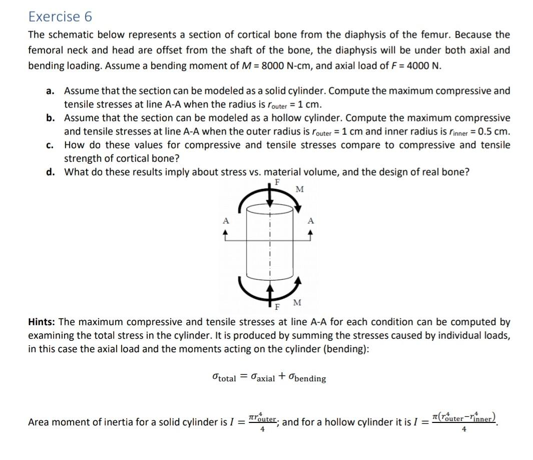 Solved Exercise 6 The schematic below represents a section | Chegg.com