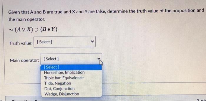 Solved Given That A And B Are True And X And Y Are False, | Chegg.com