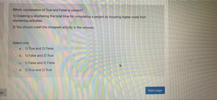 solved-which-combination-of-true-and-false-is-correct-1-chegg