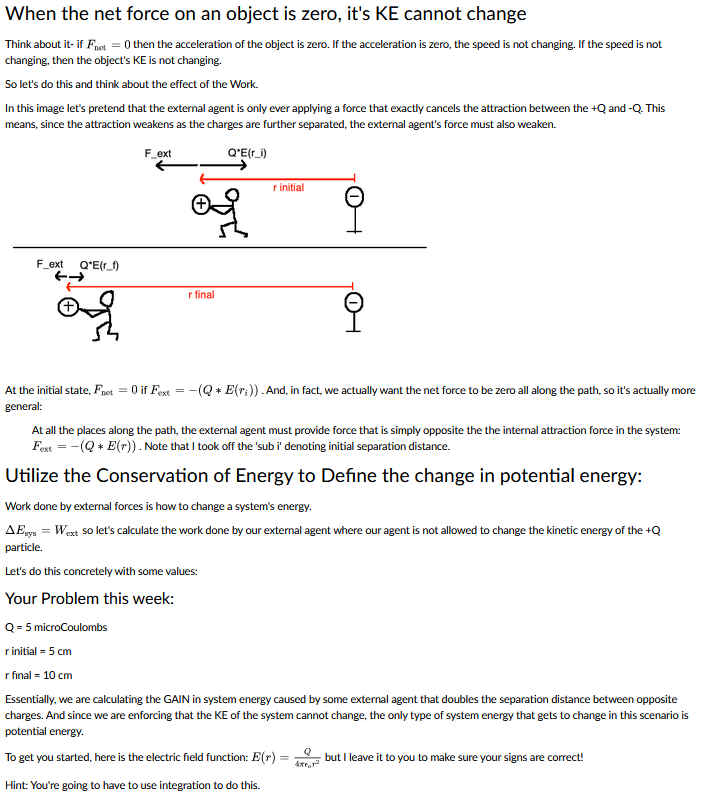 Solved When the net force on an object is zero, it's KE | Chegg.com