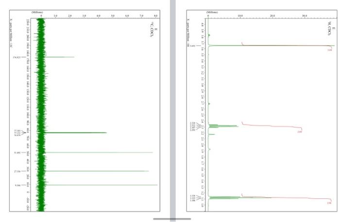 Solved 8. You will find the 1H and 13C NMR spectra of nine | Chegg.com