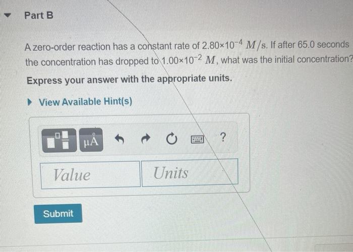 Solved Part A The rate constant for a certain reaction is k | Chegg.com