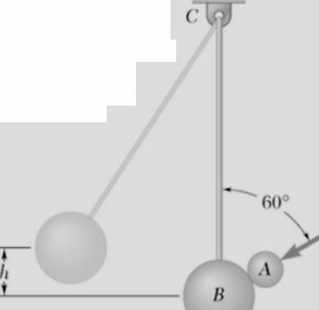 Solved Ball A Collides With Ball B As Shown. Ball B Is At | Chegg.com