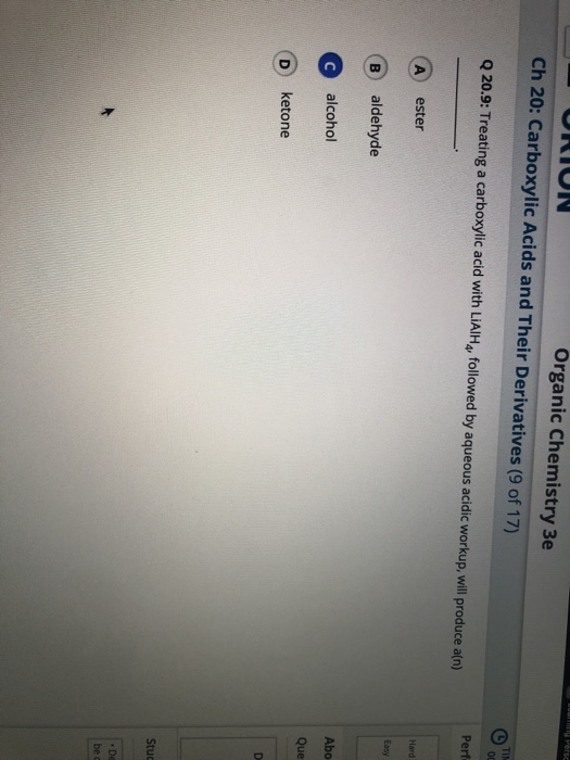 Solved RIUN Organic Chemistry 3e Ch 20: Carboxylic Acids and | Chegg.com