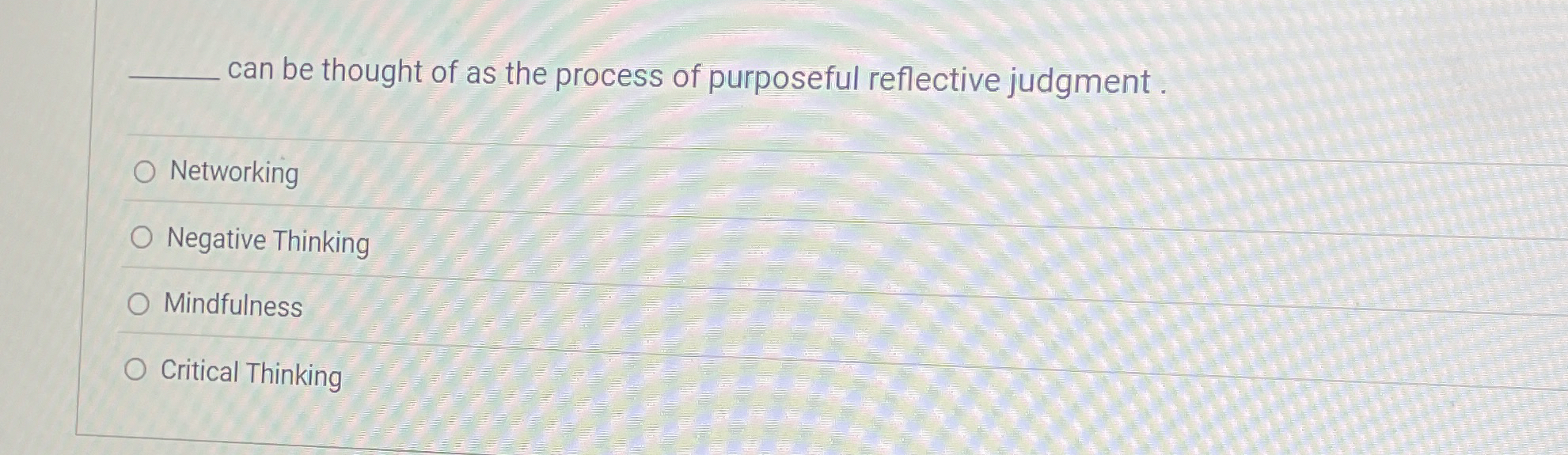 Solved can be thought of as the process of purposeful | Chegg.com