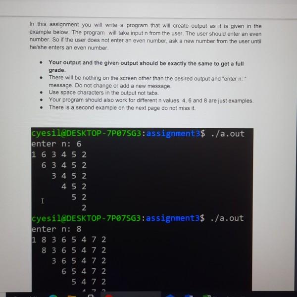 Solved In this assignment you will write a program that will | Chegg.com