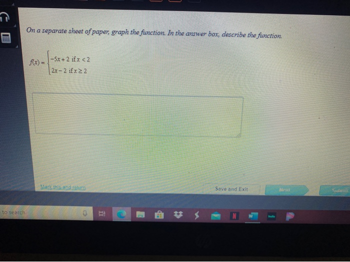 Solved On a separate sheet of paper, graph the function. In | Chegg.com