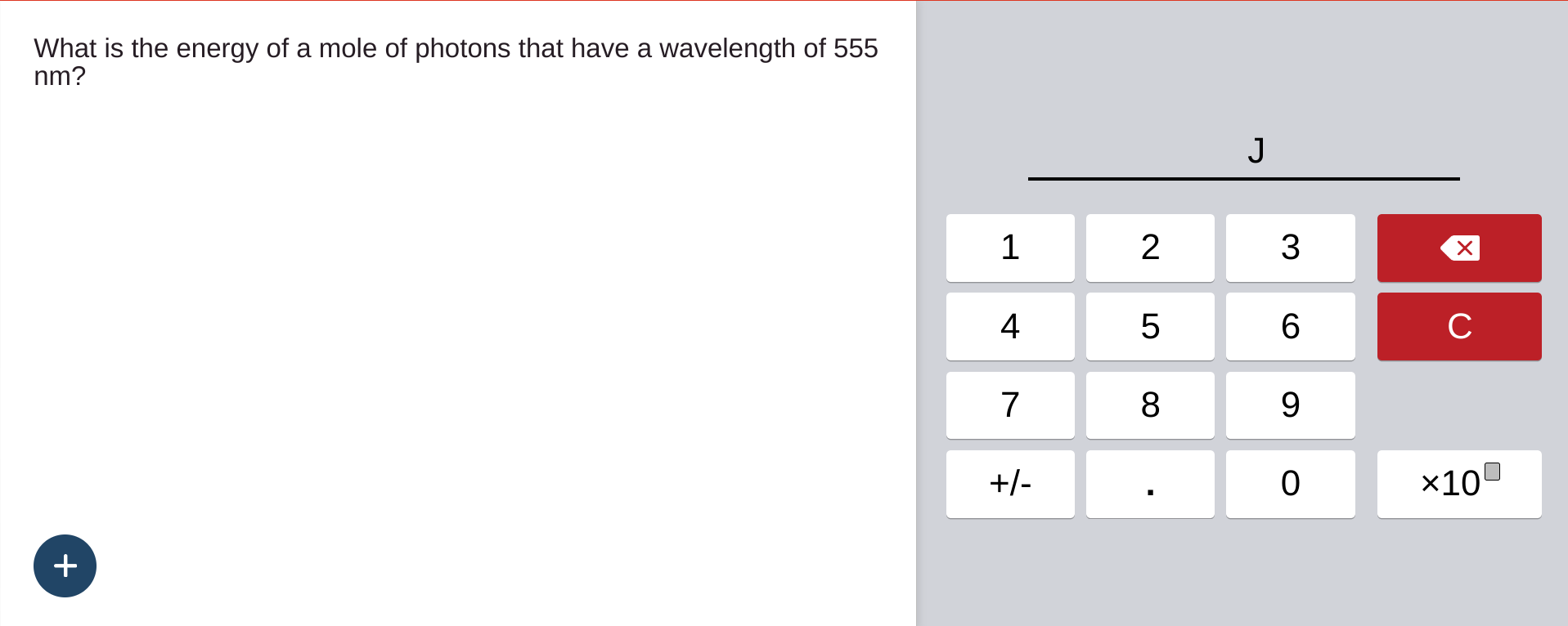 Solved What is the energy of a mole of photons that have a | Chegg.com