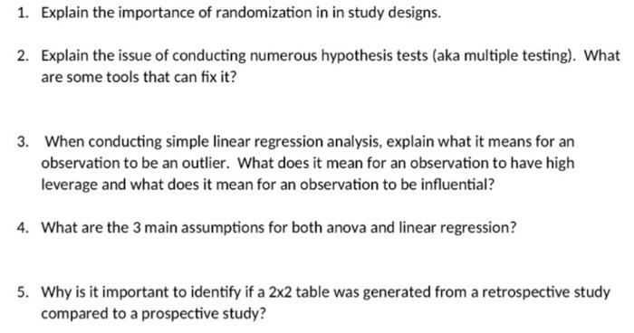 importance of randomization in experimental research